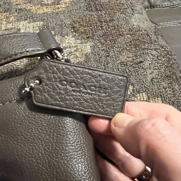 Coach Dark Brown Leather Bag - Picture 2 of 16